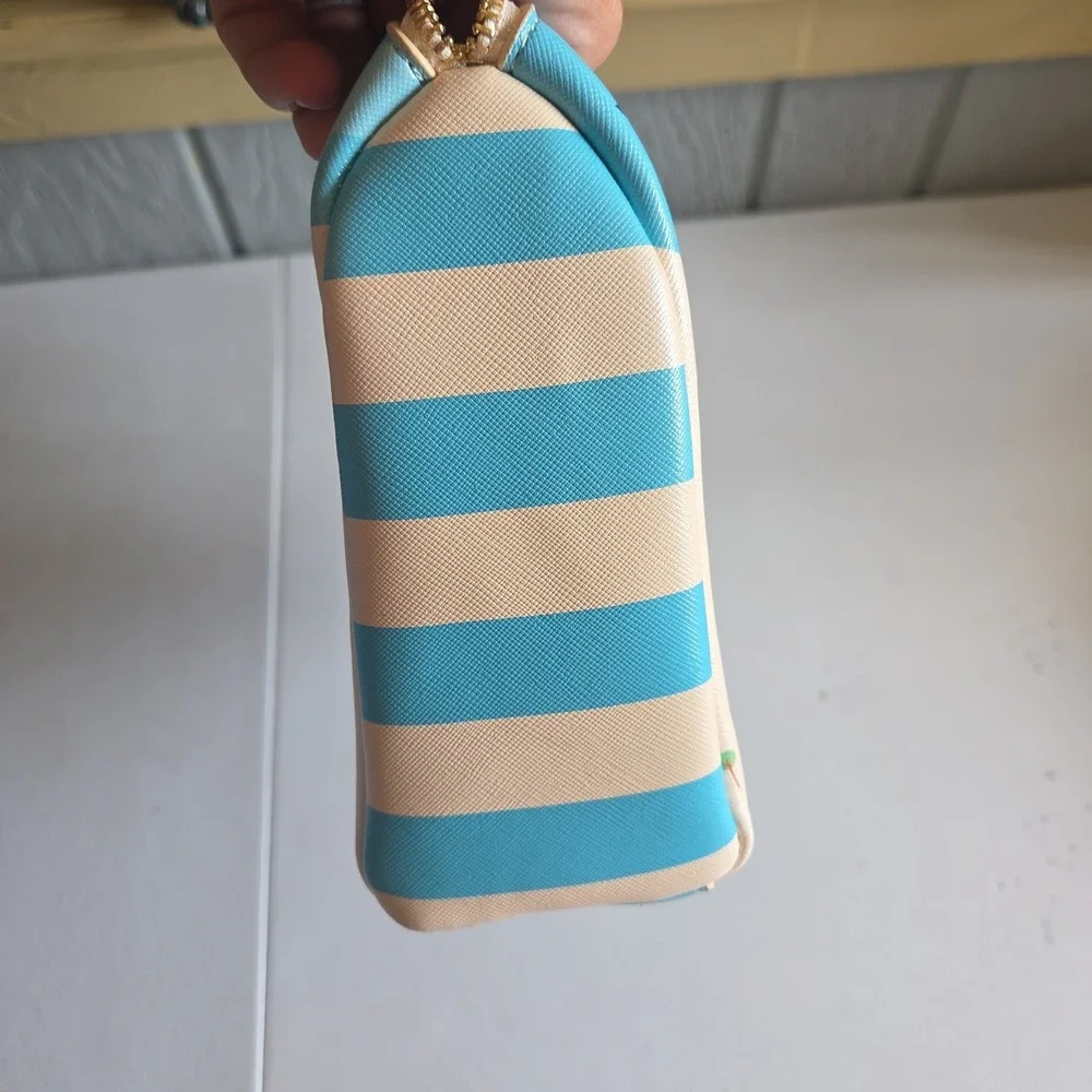 SPARTINA 449 Carry All Travel Makeup Case Daufuskie Island Coated Vinyl NWT